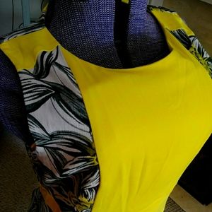 Yellow dress by ashro size 14